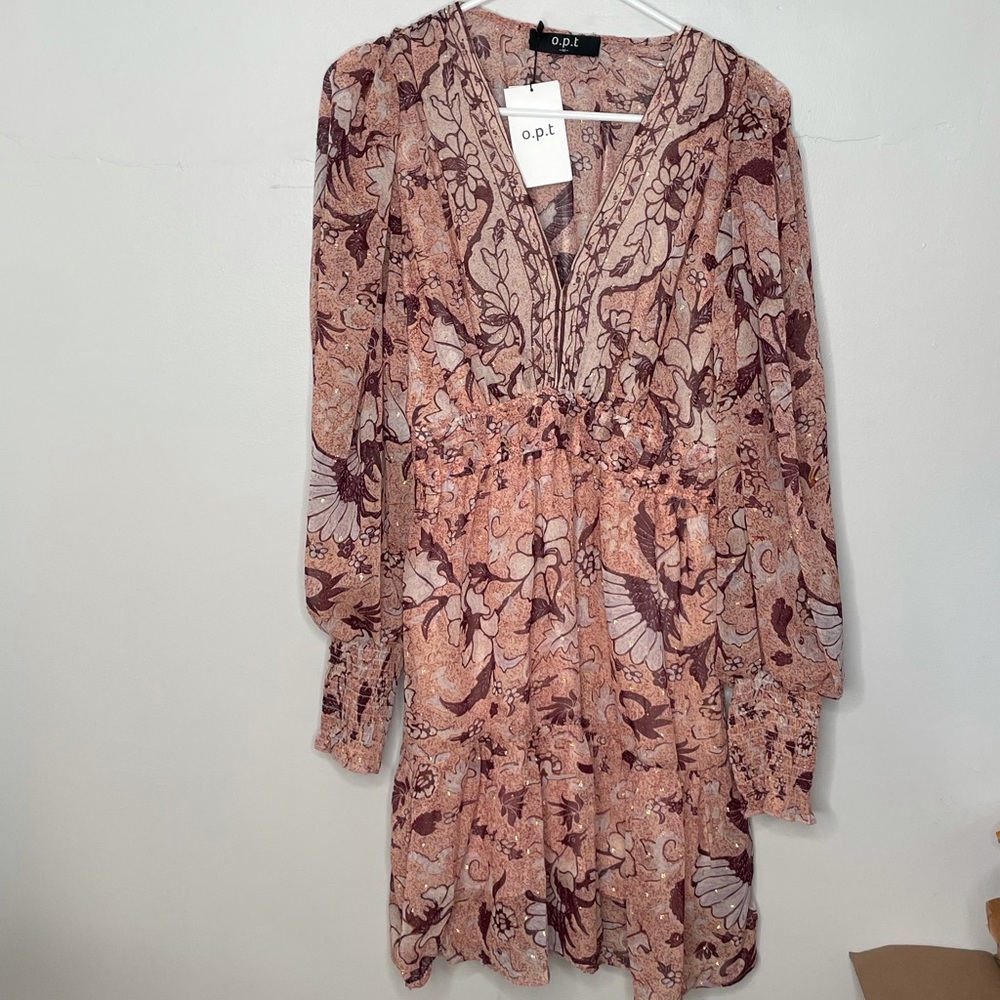 O.p.t. Dress long sleeve NWT